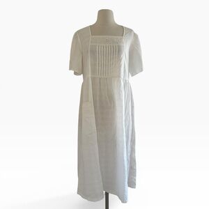 white lace dress for maternity shoot Angel Maternity Mariana Sheer Maternity Photoshoot Dress in White